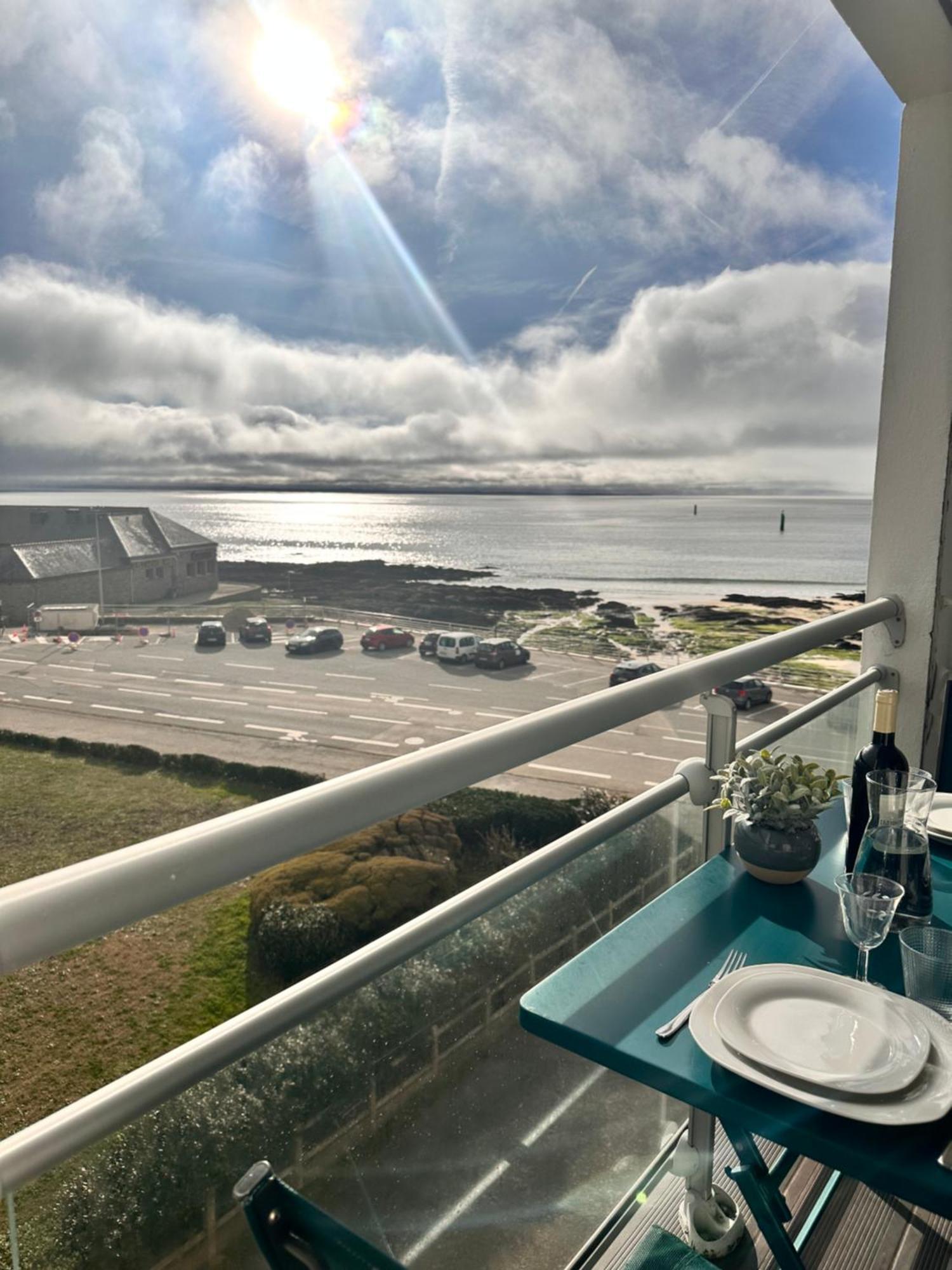 Appartement Vue Sur Mer, A Deux Pas De La Plage Port-Haliguen Bagian luar foto